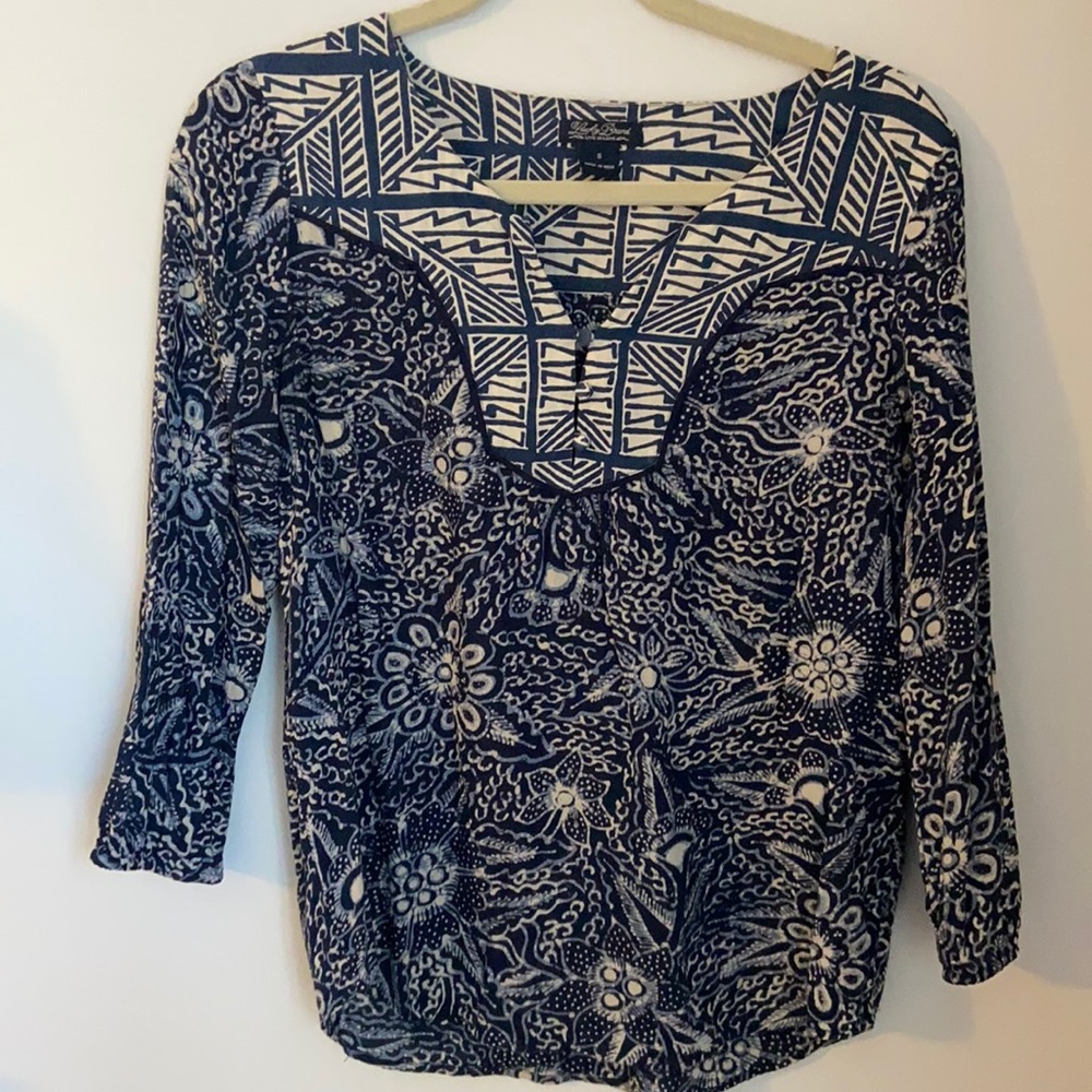 Lucky Brand 3/4 Sleeve Top- Small